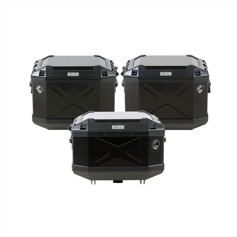 HEPCO&BECKER(ヘプコアンドベッカー) | XPLORER 3BOXセット トップケース45+サイドケース40 | HBS-XPR-ALL-40-B | ブラック