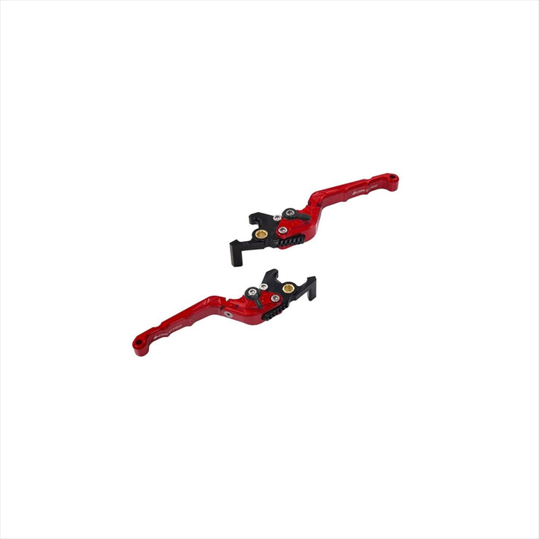 BIKERS(バイカーズ) | レバーセット 可倒式 カーブタイプ レッド | Y0561-RED | XMAX 18-22