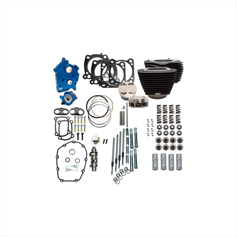 エスアンドエスサイクル | S＆S 128 パワーパック W.BLK M8 114CI OIL COOLED) | 310-1105B