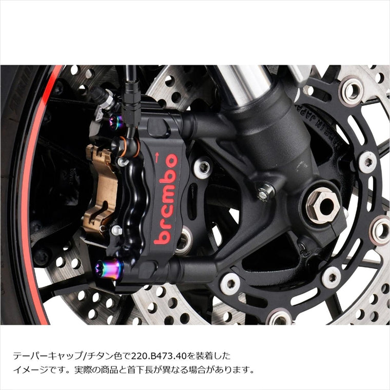 プロトブレンボ｜ステンレスキャリパーマウントボルト チタン色｜CMBT-070T