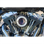 エスアンドエスサイクル | S＆S AirStinger エアスティンガーステルス エアクリーナー アルミリング ナチュラルフィニッシュ ツインカム 電子スロットル  08-17 | 170-0715A