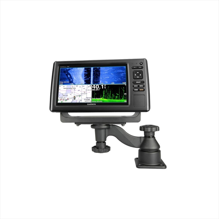 RAM MOUNTS(ラムマウント) | 魚探マウント M セット スクエアベース スイング式 プレートサイズ158.7x50.8mm | RAM-109HU | RAM-109HU
