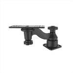 RAM MOUNTS(ラムマウント) | 魚探マウント M セット スクエアベース スイング式 プレートサイズ158.7x50.8mm | RAM-109HU | RAM-109HU