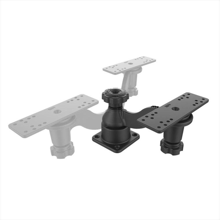 RAM MOUNTS(ラムマウント) | 魚探マウント M セット スクエアベース スイング式 プレートサイズ158.7x50.8mm | RAM-109HU | RAM-109HU