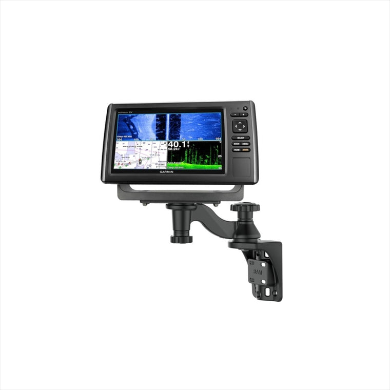 RAM MOUNTS(ラムマウント) | 魚探マウント M セット バーチカルベース スイング式 プレートサイズ158.7x50.8mm | RAM-109VU | RAM-109VU