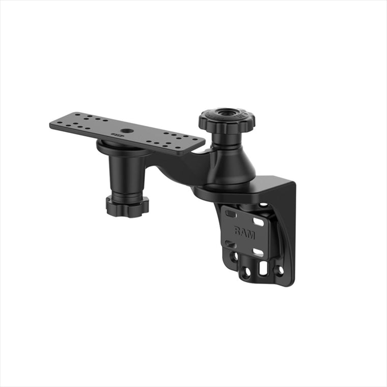 RAM MOUNTS(ラムマウント) | 魚探マウント M セット バーチカルベース スイング式 プレートサイズ158.7x50.8mm | RAM-109VU | RAM-109VU