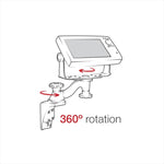 RAM MOUNTS(ラムマウント) | 魚探マウント M セット バーチカルベース スイング式 プレートサイズ158.7x50.8mm | RAM-109VU | RAM-109VU
