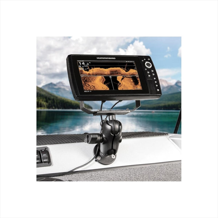 ラムマウント｜Humminbird用マウントプレート＆ラウンドベースセット(ショートアーム) Helix8-10＆Solix10対応 127ｘ50.8mm 2.25インチボール｜RAM-D-202-25-C-202U