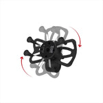 RAM MOUNTS(ラムマウント)Xグリップ S ＆タフストラップベースセット φ22.2-35.05mm対応 一体式RAP-460-UN7U