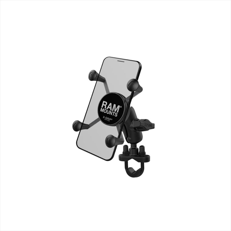 RAM MOUNTS(ラムマウント)Xグリップ S ＆U字クランプベースセット ショートアーム φ12.7-31.75mm対応 1インチボールRAM-B-149Z-A-UN7U