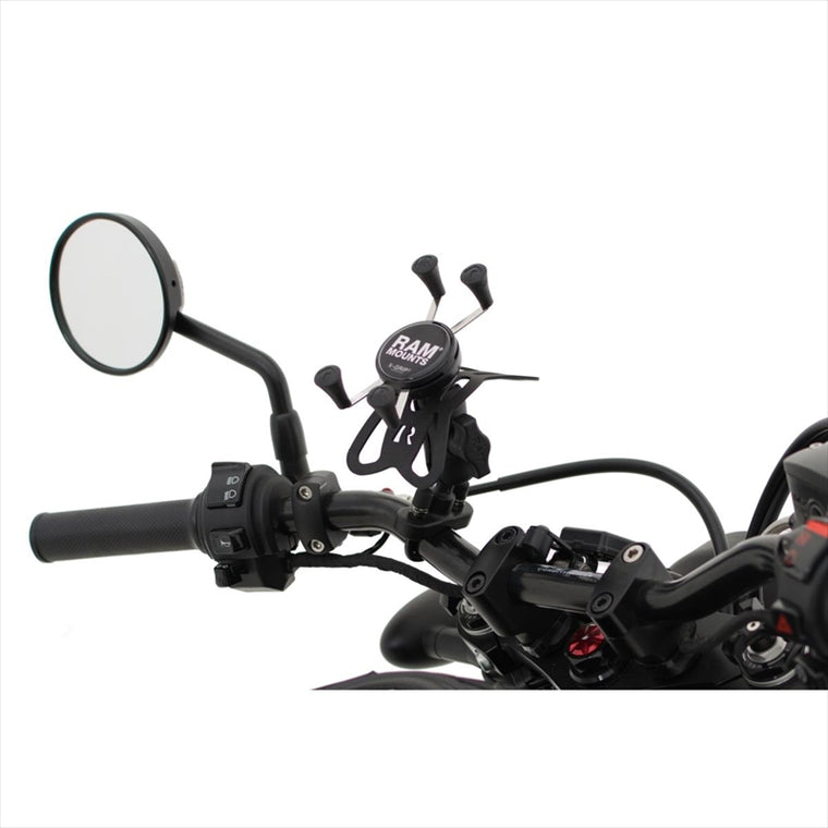 RAM MOUNTS(ラムマウント)Xグリップ S ＆U字クランプベースセット ショートアーム φ12.7-31.75mm対応 1インチボールRAM-B-149Z-A-UN7U