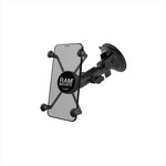 RAM MOUNTS(ラムマウント)Xグリップ M ＆ツイストロックサクションベースセット 標準アーム 吸盤径83.8mm 1インチボールRAM-B-166-UN10U