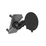 RAM MOUNTS(ラムマウント)Xグリップ M ＆ツイストロックサクションベースセット 標準アーム 吸盤径83.8mm 1インチボールRAM-B-166-UN10U