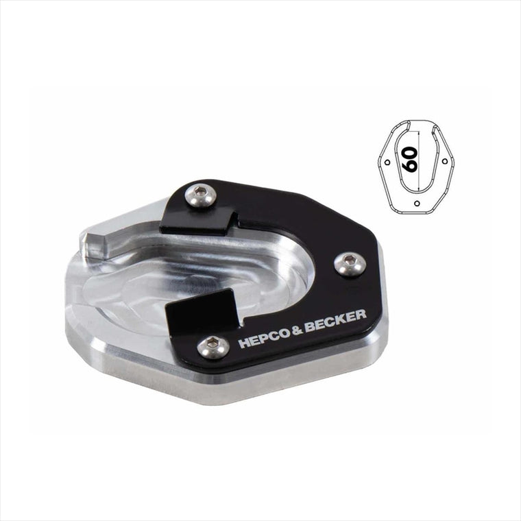 HEPCO&BECKER(ヘプコアンドベッカー) | サイドスタンド エンラージメント | 42117610 00 91 | Tiger900/GT/GT Pro/GT Low 20-23/Tiger850 Sport 21-25