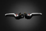 BIKERS(バイカーズ)｜レバーセット 可倒式 フラットタイプ シルバー｜H0995-SLV