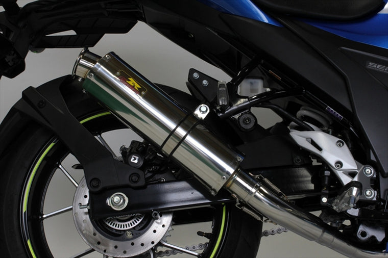 【リアライズレーシング】22レーシングマフラー ステンレス        GIXXER250 2BK-ED22B 349-009-00