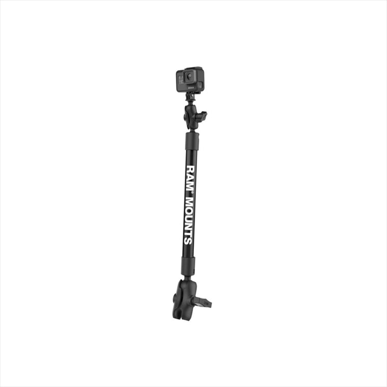 ラムマウント｜GoProマウント＆タフポールセット 全長53.3cm 1.5インチボール｜RAP-201-B-12-A-GOP1