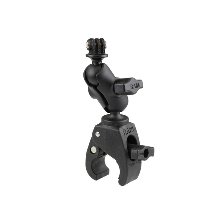 ラムマウント｜GoProマウント＆タフクロー(S)セット(ショートアーム) φ15.9-28.9mm対応 1インチボール｜RAM-B-400-A-GOP1U
