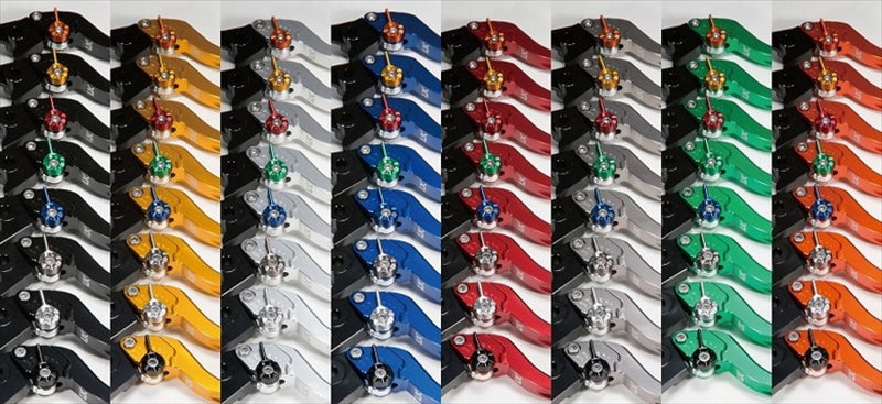 ユーカナヤ レバーセット ツーリング BK/TI ZXR400/ ZX-9R 98-99 KA029