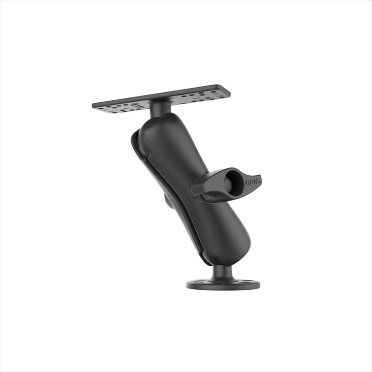 RAM MOUNTS(ラムマウント) | 魚探マウント M ＆ラウンドベースセット 標準アーム  プレートサイズ158.7x50.8mm 2.25インチボール | RAM-D-115 | RAM-D-115