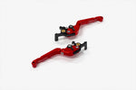 BIKERS(バイカーズ)｜レバーセット 可倒式 カーブタイプ レッド｜Y0553-RED