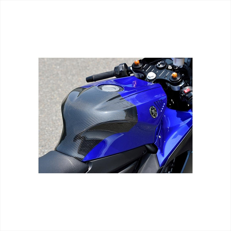 バイクパーツ 外装<br>マジカルレーシング タンクエンド 平織カーボン<br>001-YZR722-950C 4550255766917<br>YZF-R7 22<br>