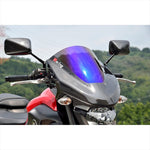 バイクパーツ 外装<br>マジカルレーシング バイザースクリーン 綾織/スーパーコート<br>001-MT0714-04AS 4550255767044<br>MT-07 14-17<br>