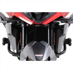 HEPCO&BECKER(ヘプコアンドベッカー) | エンジンガード ブラック クラッシュパッド付 | 5017636 00 01 | Trident660 21-25/Tiger Sport 22-25