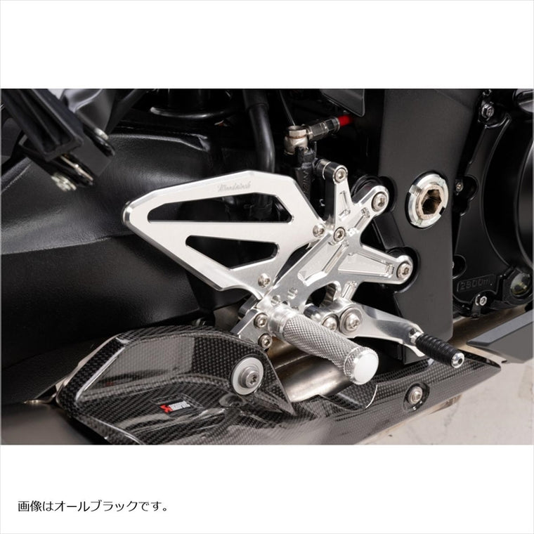 WOODSTOCK(ウッドストック) | バックステップキット オールSLV | WBS-S18S-SL | GSX-S1000/GSX-S1000GT 22- KATANA 22- オートシフター車用