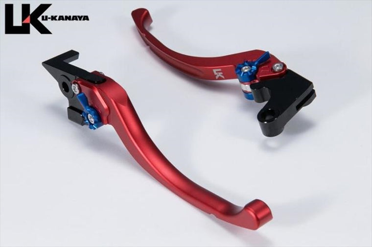 U-KANAYA(ユーカナヤ) | レバーセット ツーリング RD/OR | TR015-007-0815 |  ツヤケシ  BONNEVILLE T100 06-15