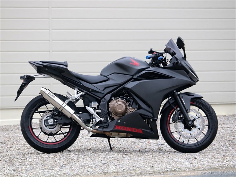 ダブルアールズ WR`S S／O ラウンドステンレスサイレンサー CBR400R 19