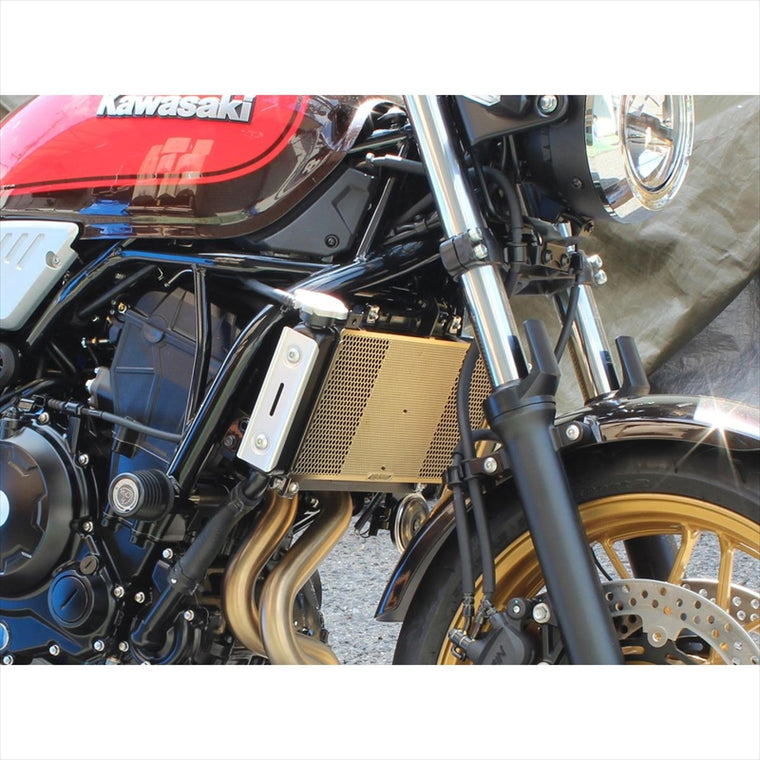 エッチングファクトリー｜ラジエターコアガードSGL エンブレム黒｜RGK-Z650RS-00-SGL-BK