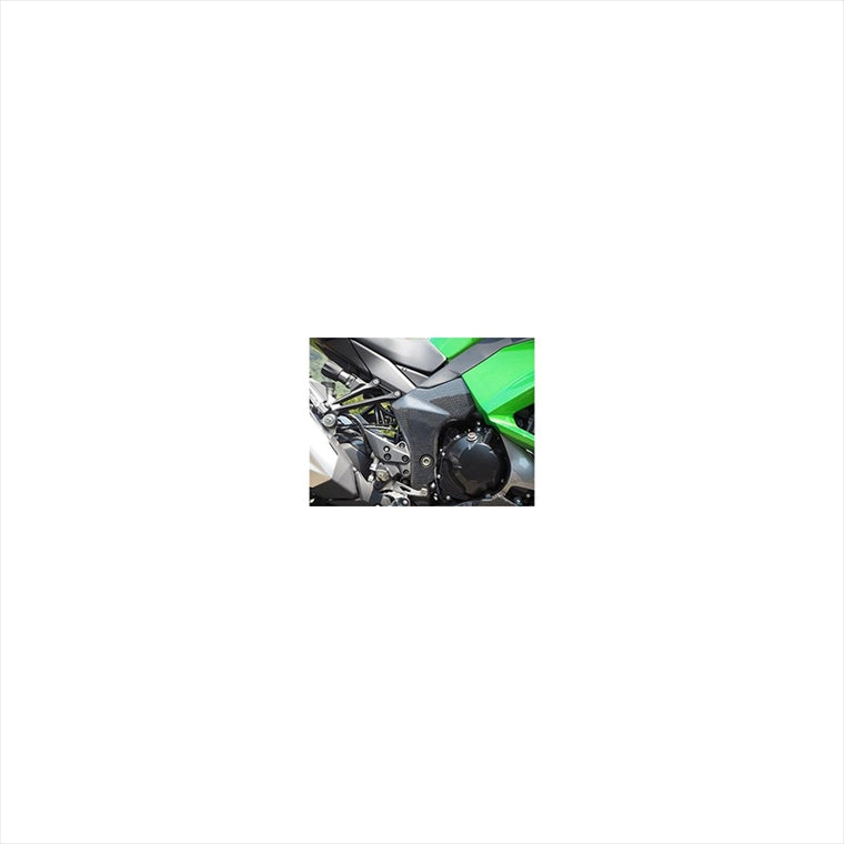 バイクパーツ 外装<br>マジカルレーシング フレームガード 平織カーボン<br>001-Ninj17-240C 4550255782092<br>Ninja1000 17-19<br>