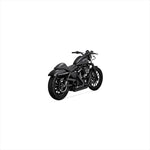 バンスアンドハインズ｜ShortShots Staggered PCX ショットスタッガード ブラック マフラー｜1800-2580