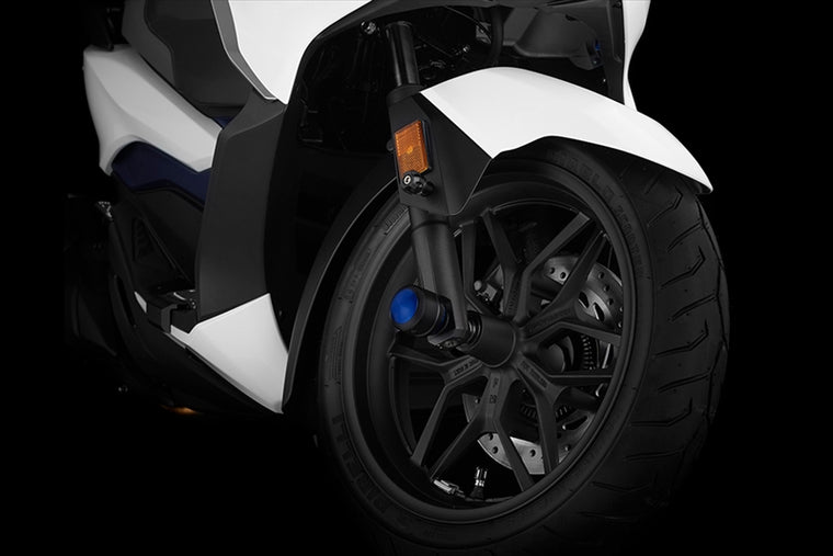 BIKERS(バイカーズ)｜フロント アクスルスライダー ブルー｜H0543-BLU
