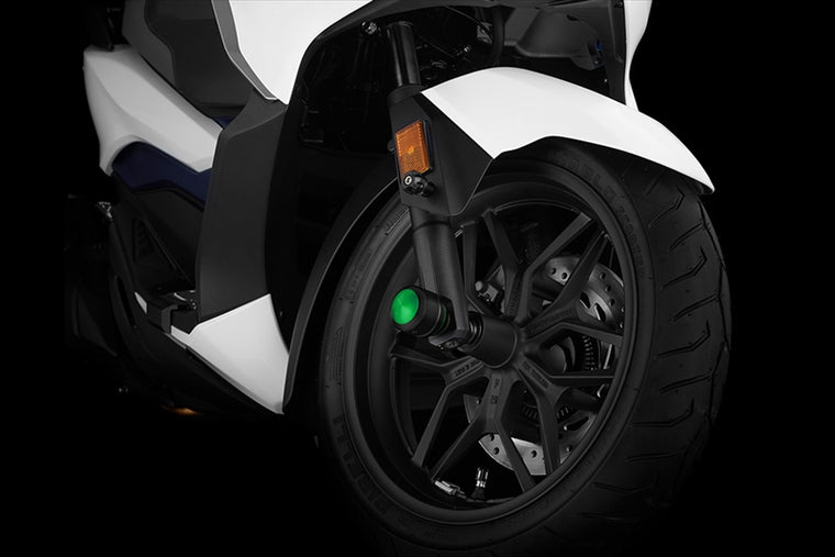 BIKERS(バイカーズ)｜フロント アクスルスライダー グリーン｜H0543-GRN