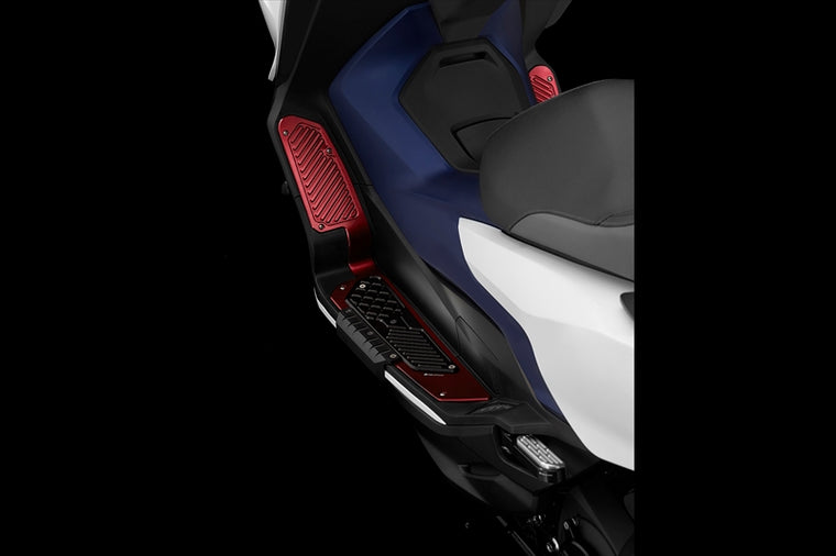 BIKERS(バイカーズ)｜フットプレート レッド/ブラック｜H0546-RED-BLK