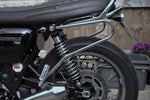 MOTONE CUSTOMS(モートーン)｜サドルバッグサポート 左右 ポリッシュ｜MCB001