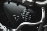 MOTONE CUSTOMS(モートーン)｜ジェネレーターバッジ リブ ブラック｜MMU027
