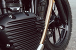 MOTONE CUSTOMS(モートーン)｜ジェネレーターバッジ リブ ブラック｜MMU027