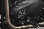 MOTONE CUSTOMS(モートーン)｜クラッチバッジ ユニオンジャック ブラック/ポリッシュ｜MMU031