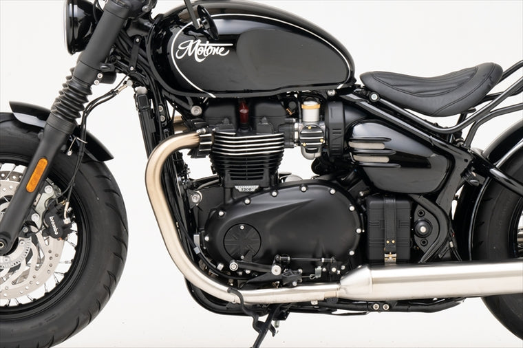 MOTONE CUSTOMS(モートーン)｜クラッチバッジ ユニオンジャック ブラック｜MMU032