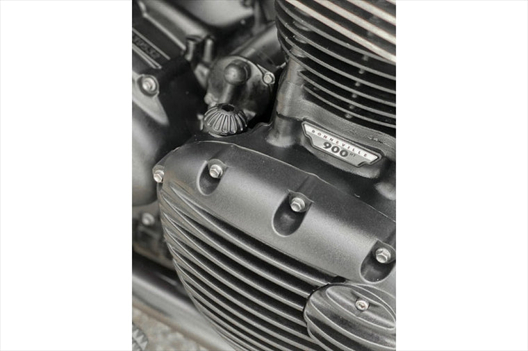 MOTONE CUSTOMS(モートーン)｜オイルフィラーキャップ ROSWELL ブラック｜MMU054