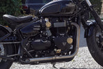 MOTONE CUSTOMS(モートーン)｜ジェネレーターバッジ リブ ブラス｜MMU095