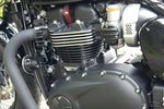 MOTONE CUSTOMS(モートーン)｜エキゾーストクランプ フィン ブラック｜MMU504