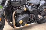 MOTONE CUSTOMS(モートーン)｜クラッチバッジ リブ ブラス｜MMU509