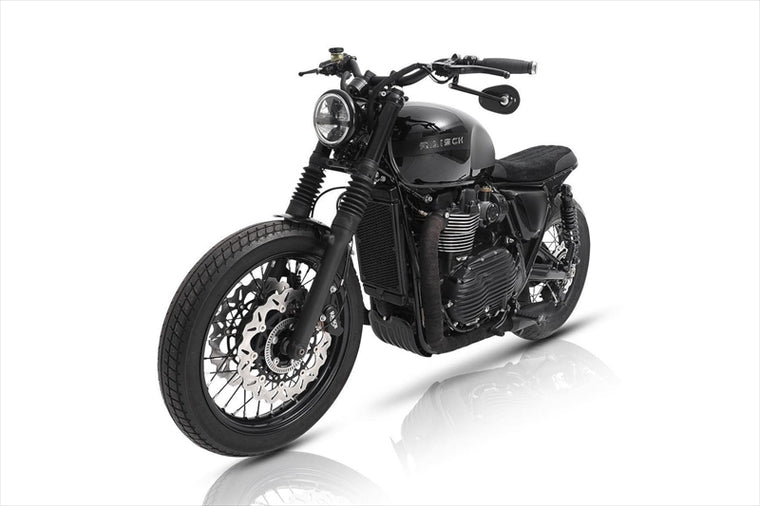 MOTONE CUSTOMS(モートーン)｜エキゾーストクランプ ステルス ブラック｜MMU526
