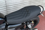 MOTONE CUSTOMS(モートーン)｜シート RATTLER カフェスタイル ブラック｜MSM024