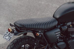 MOTONE CUSTOMS(モートーン)｜シート VIPER リブ ブラック｜MSM025