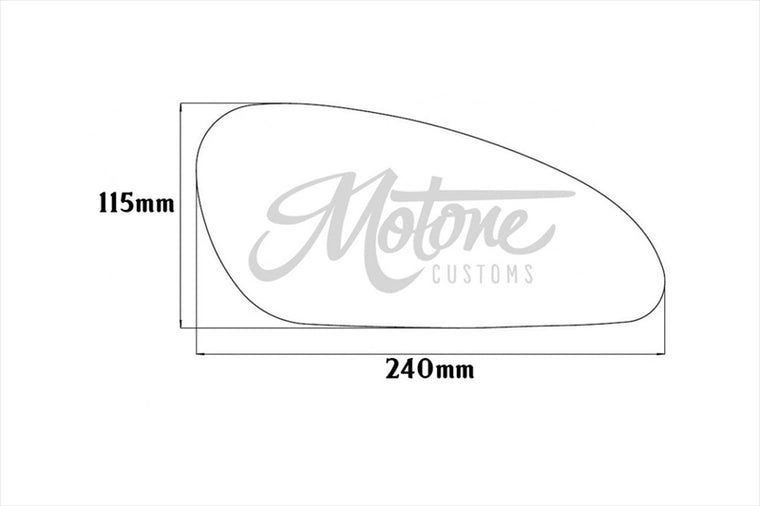 MOTONE CUSTOMS(モートーン)｜タンクニーパッド ユニオンジャック｜MTE080